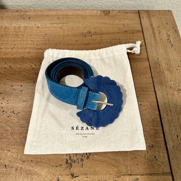 NWOT Sezane Blue Sandy Belt main image 4